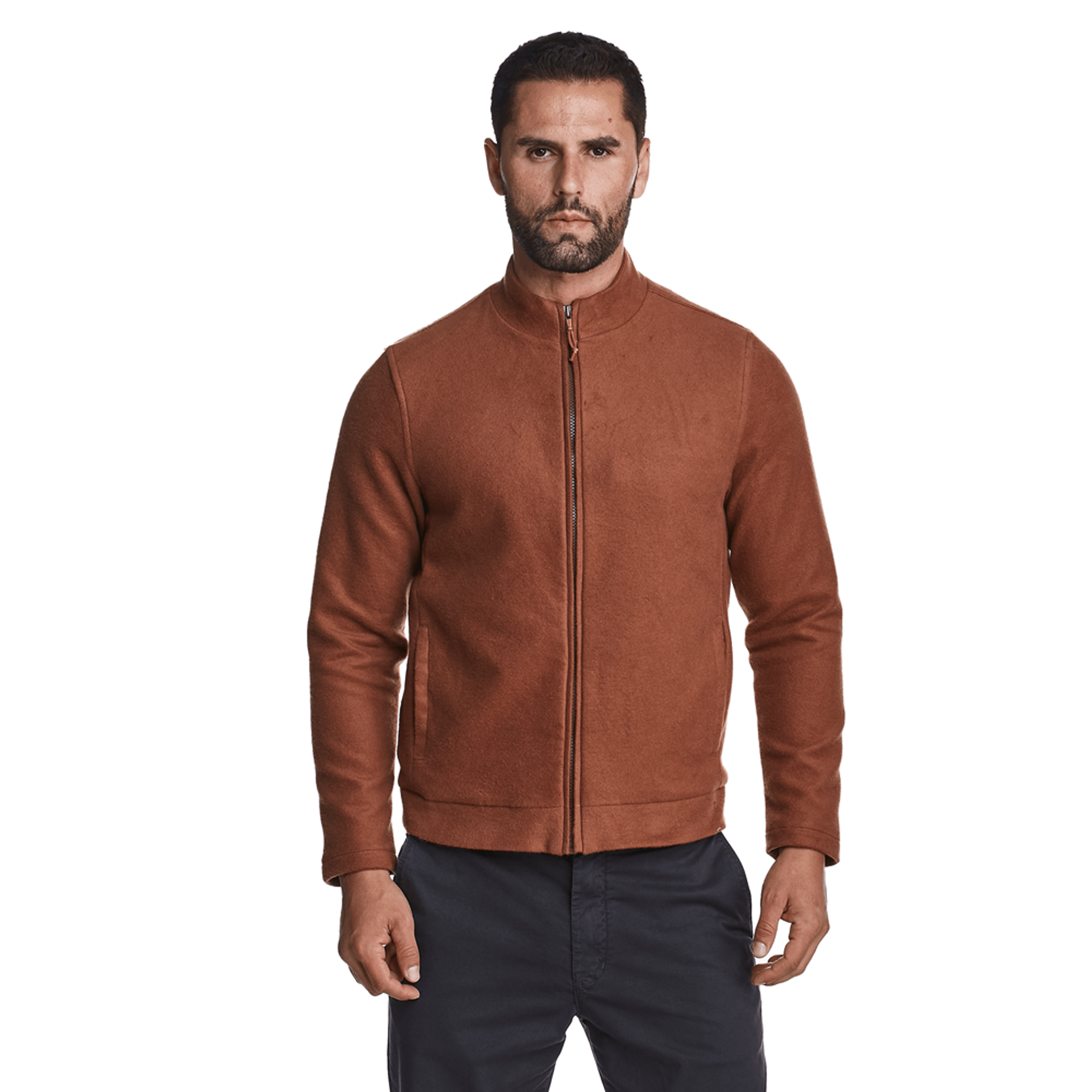 Jaqueta bomber online masculina marrom